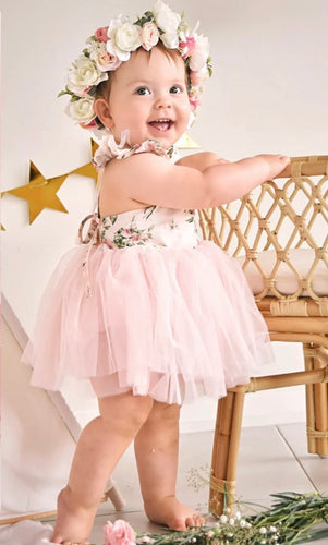 Eloise Rose Floral Baby Tutu Dress - Size 2