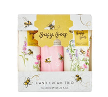 Load image into Gallery viewer, Heathcote &amp; Ivory Busy Bees Hand Cream Trio