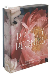 Pretty Peonies 20 Different Notecards & Envelopes