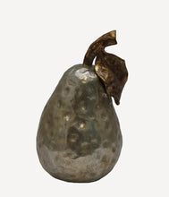 Load image into Gallery viewer, Silver Pear Ornament Medium - French Country