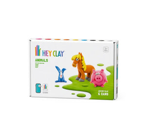 Hey Clay 6 pack - Animals (Piggy, Horse, Rabbit)