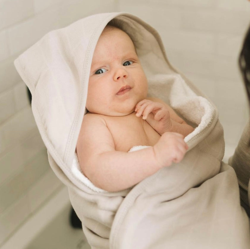 Little Unicorn Infant Hooded Towel - Porpoise