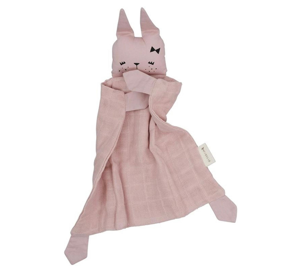 Fabelab Denmark Organic Cotton Animal Cuddle Bunny - Mauve