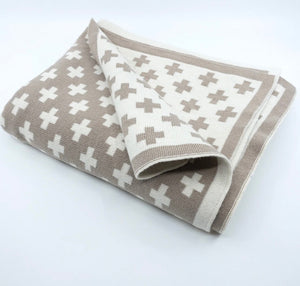 Cot and Buggy Blanket - Cashew
