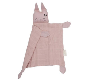 Fabelab Denmark Organic Cotton Animal Cuddle Bunny - Mauve