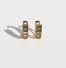Load image into Gallery viewer, Huggie Earrings - Peridot