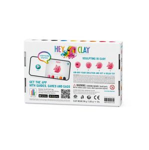 Hey Clay 6 pack - Animals (Piggy, Horse, Rabbit)