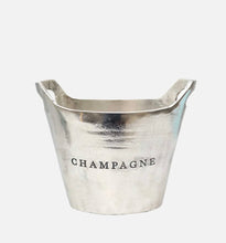 Load image into Gallery viewer, Aluminium Silver Oval Champagne Bucket