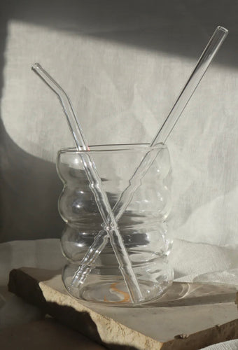 Reusable Glass Straws - Clear
