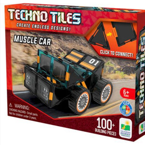 Techno Tiles 100 pcs - Muscle Car