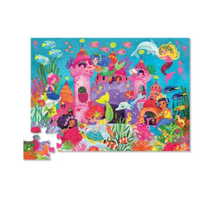 Crocodile Creek 36 Piece Floor Puzzle - Mermaid Palace