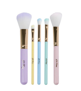 Oh Flossy - Makeup Brush Set (5pc) Rainbow