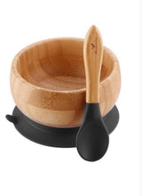 Load image into Gallery viewer, Avanchy Bamboo Suction Bowl &amp; Spoon