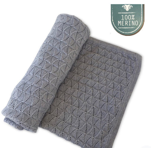 Eco Sprout Merino Vintage Baby Blanket
