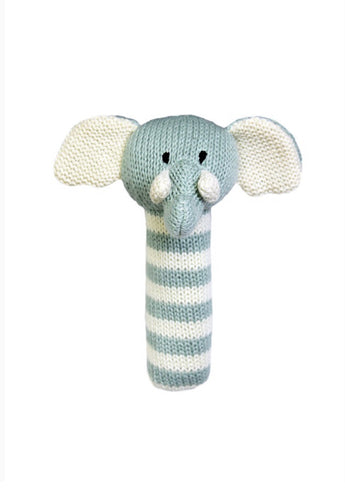 Lily & George - Charlie Elephant Stick Rattle