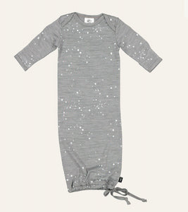 Merino Newcomer Baby Gown - Little Flock of Horrors