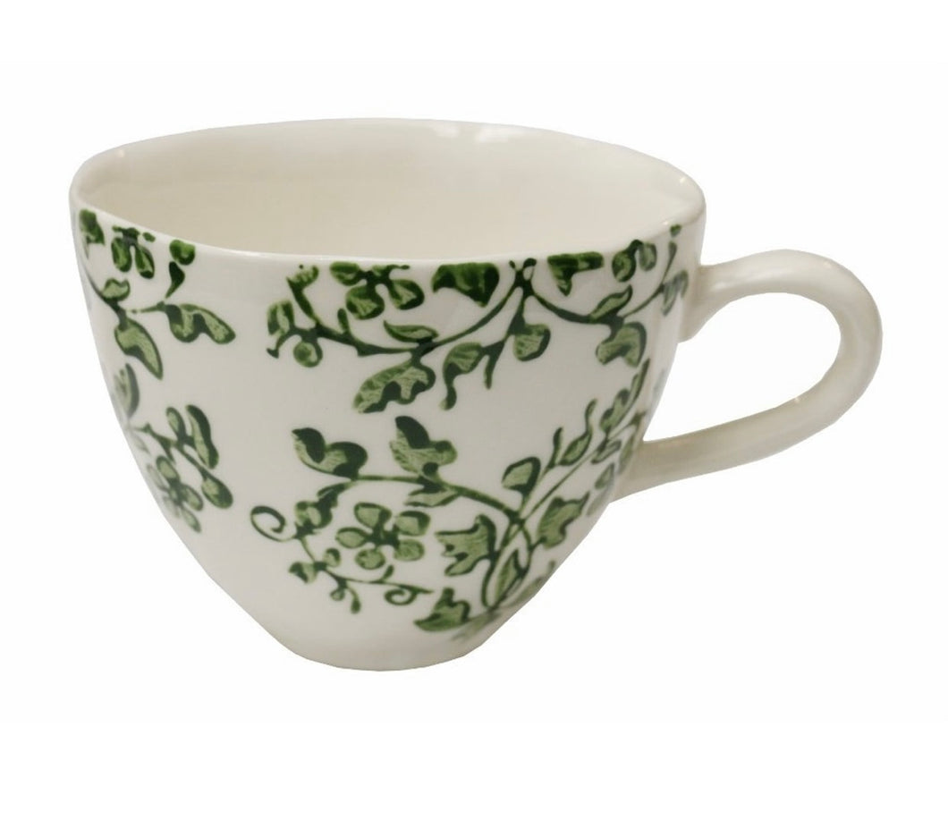 Florentine Verde Handpainted Cups - S/4