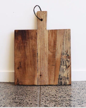 Rustic Square Board 30cm with Handle