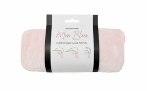 Miss Bliss Microfibre Hair Towel - Pink