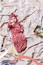 Load image into Gallery viewer, Merino Newcomer Baby Gown - Little Flock of Horrors
