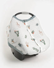 Load image into Gallery viewer, Muslin Car Seat Canopy- Prickle Pots