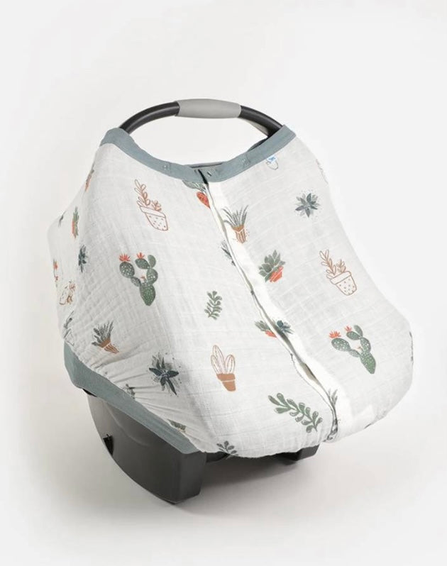 Muslin Car Seat Canopy- Prickle Pots