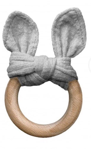 Bunny Ears Teething Ring - Lily & George