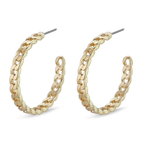 Yggdrasil Pi Hoops - Real Gold plated - Pilgrim