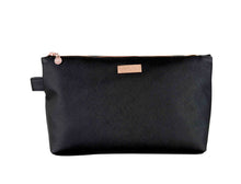 Load image into Gallery viewer, Wicked Sista - Premium black luxe large cosmetic bag
