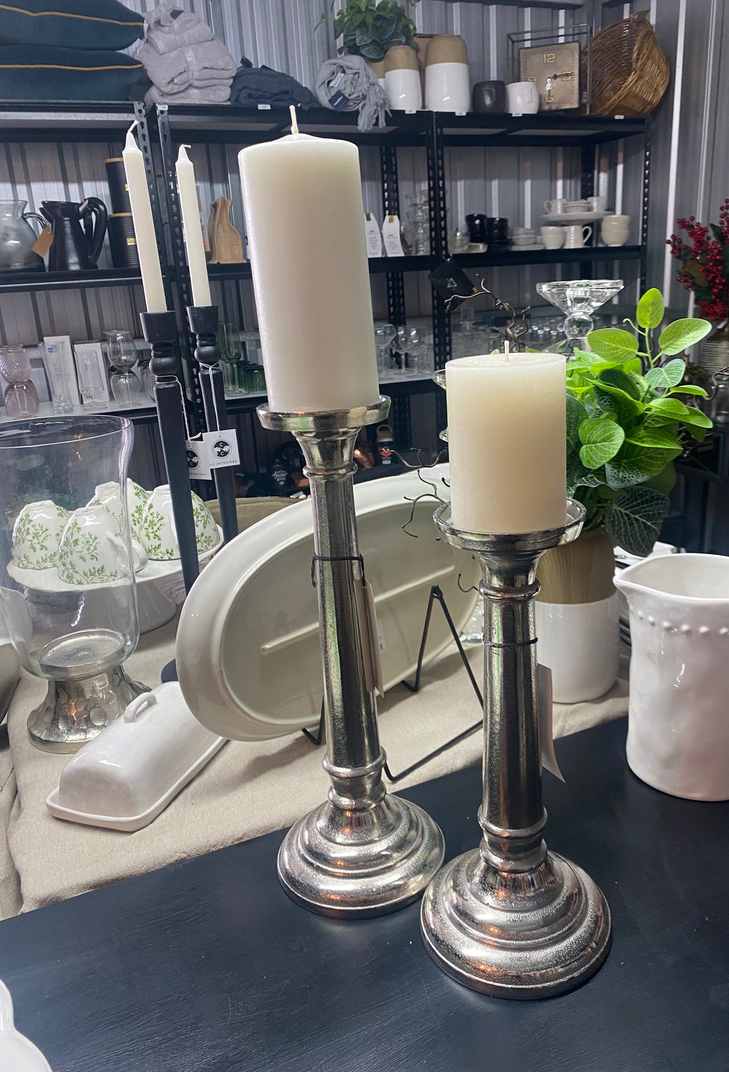 Estee Candleholder Lrg  - French Country