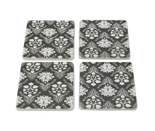 Load image into Gallery viewer, Coasters S/4 - Black &amp; White
