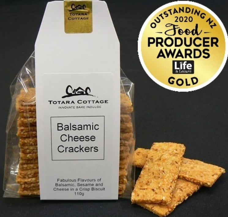 Balsamic Cheese Crackers - Totara Cottage