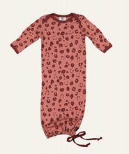 Load image into Gallery viewer, Merino Newcomer Baby Gown - Little Flock of Horrors