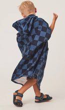 Load image into Gallery viewer, Hooded Towel Blue Checkered - Crywolf