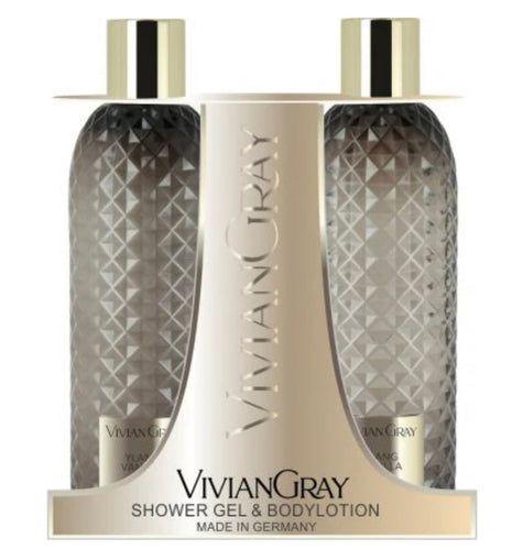 VIVIAN GRAY GIFT SET SHOWER GEL & BODY LOTION - YLANG & VANILLA