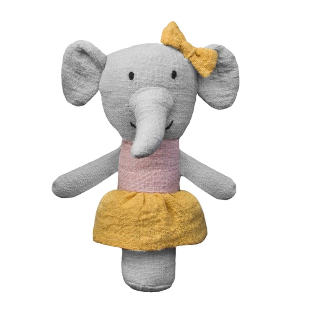 Lily & George - Effie the Elephant Stick Rattle
