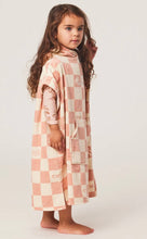Load image into Gallery viewer, Hooded Towel Blush Checkered - Crywolf