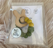 Load image into Gallery viewer, &#39;Harper&#39; Handmade Teething Ring - Mel’s baby Boutique