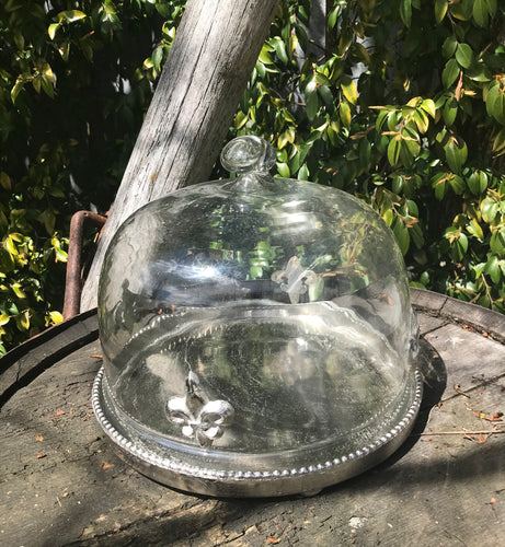 Cake Plate with Glass Dome