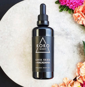Chia Seed & Macadamia Organic Body Oil - Koko Body