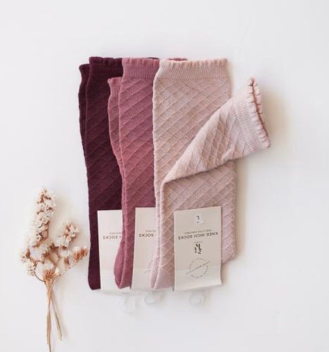 Karibou-kids  Picnic Knee-High Socks - 3pc Pack - Sunset