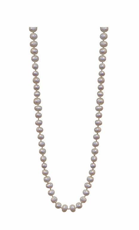 Pearla Long Pearl Necklace