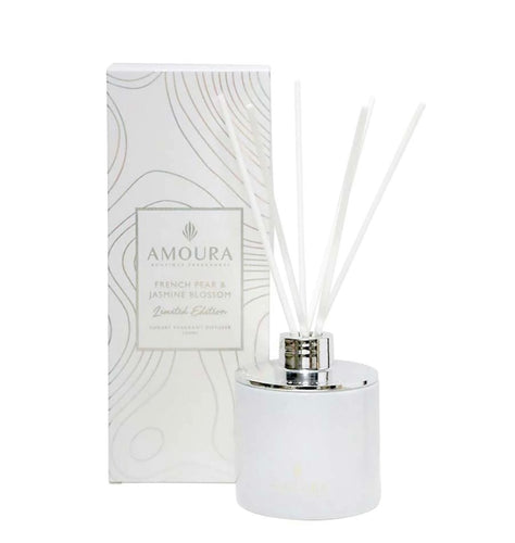 AMOURA LUXURY DIFFUSER - FRENCH PEAR & JASMINE BLOSSOM 200ML