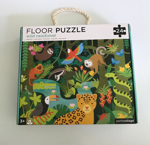 24 Piece Floor Puzzle - Wild Rainforest