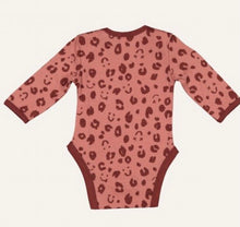 Load image into Gallery viewer, Little Flock of Horrors - Luna Merino Bodysuit Cheetah