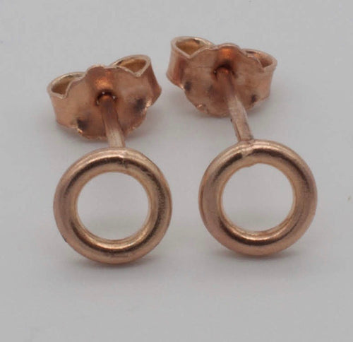 Gaviota - XS Aro Plated Rose Gold Stud