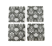 Load image into Gallery viewer, Coasters S/4 - Black &amp; White