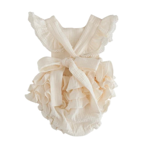 Karibou Kids - Liliana Muslin Playsuit - Cream