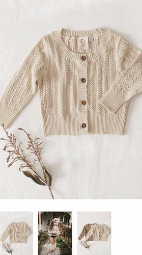 Karibou Kids - Penny Light Cotton Knit Cardigan