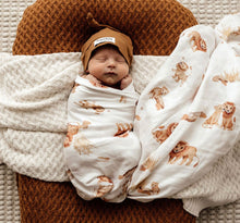 Load image into Gallery viewer, Snuggle Hunny - Lion Organic Muslin Wrap
